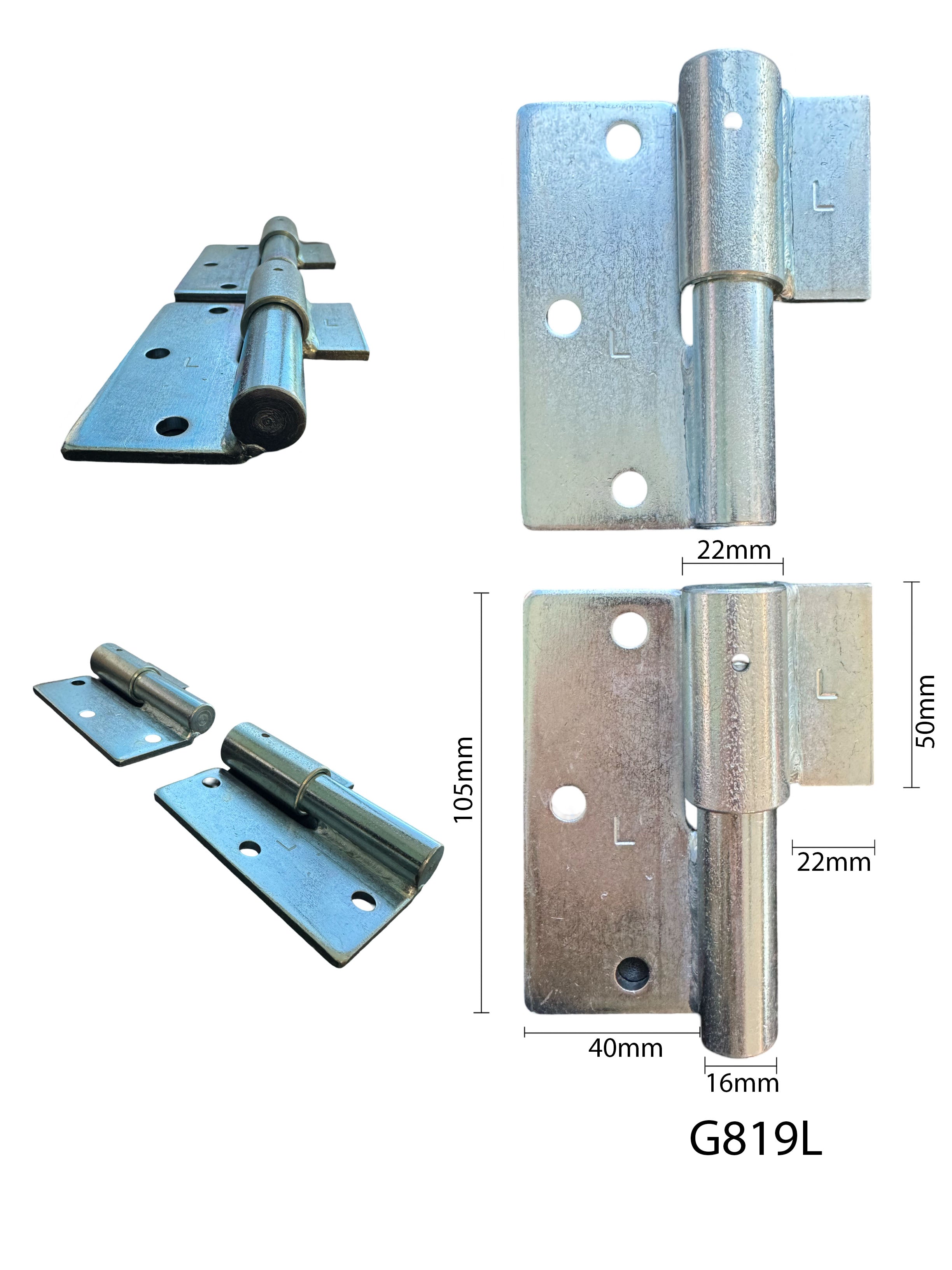 Weld to Screw Hinge