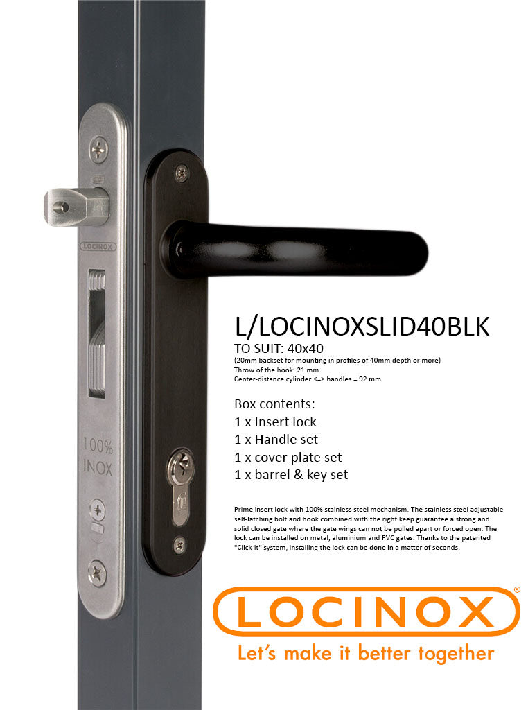 Locinox Forty Swing Lock BLACK