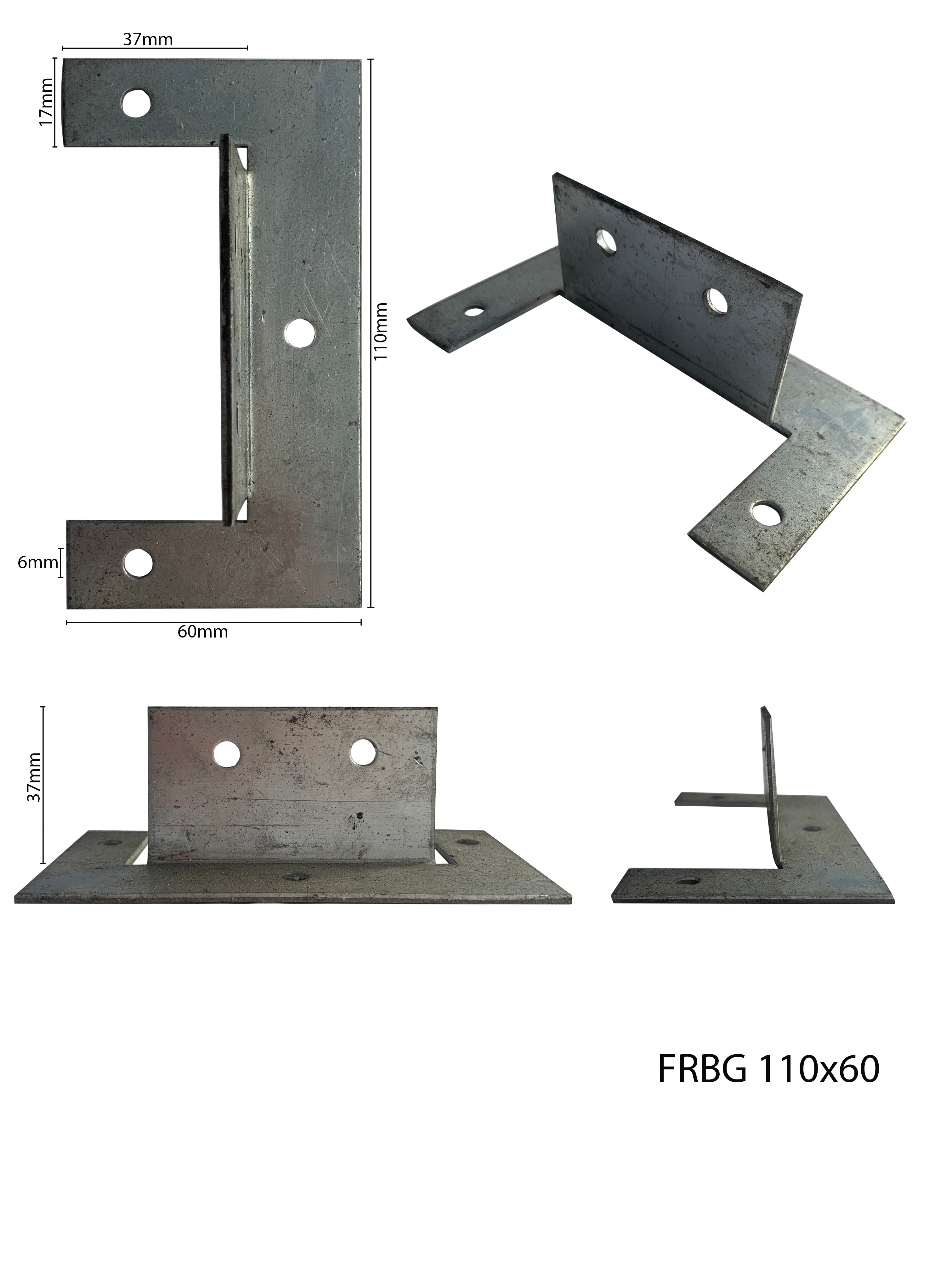 Fence Rail Bracket 110x60