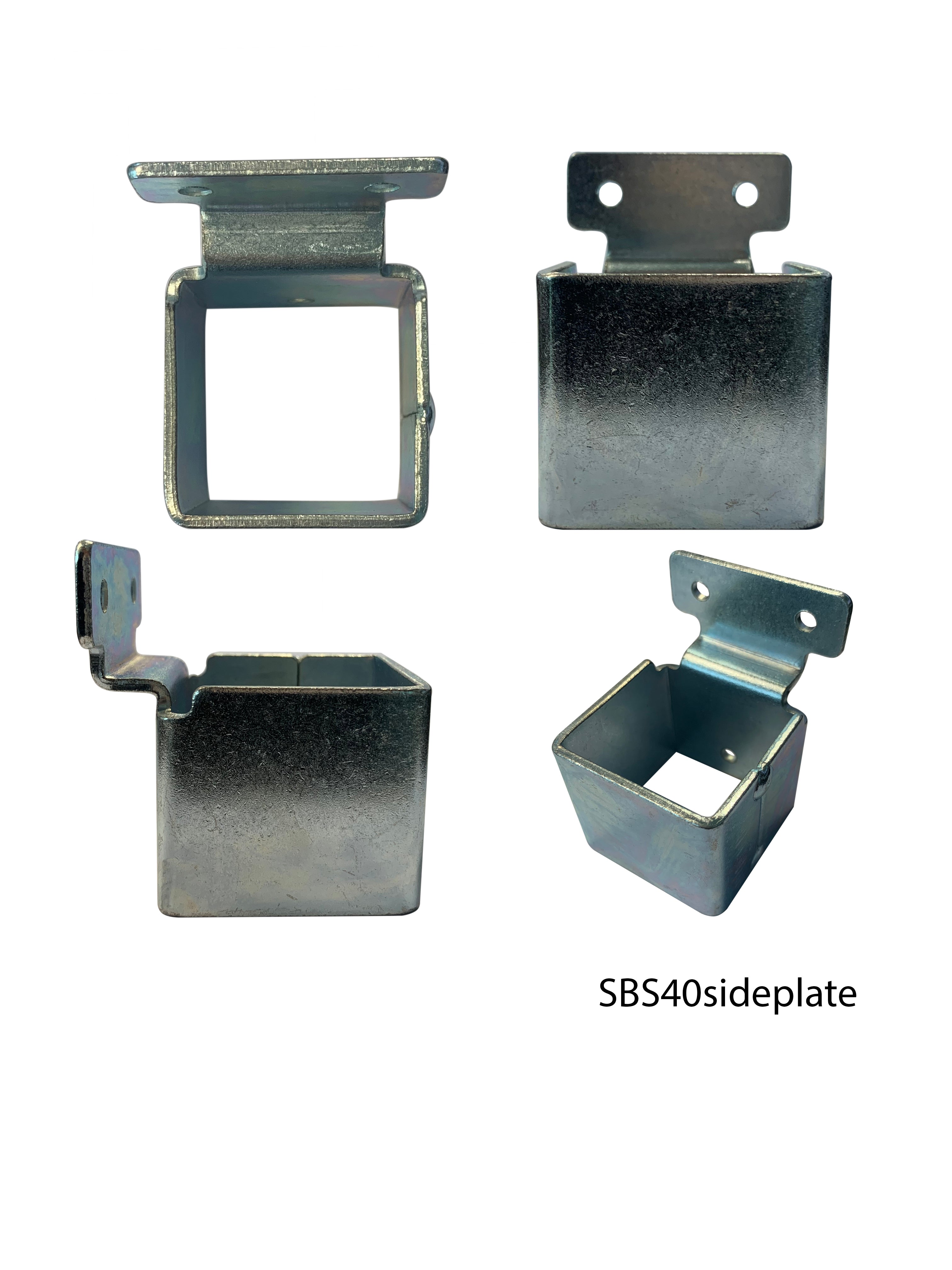 Steel Bracket (Side-plate Security) 40x40